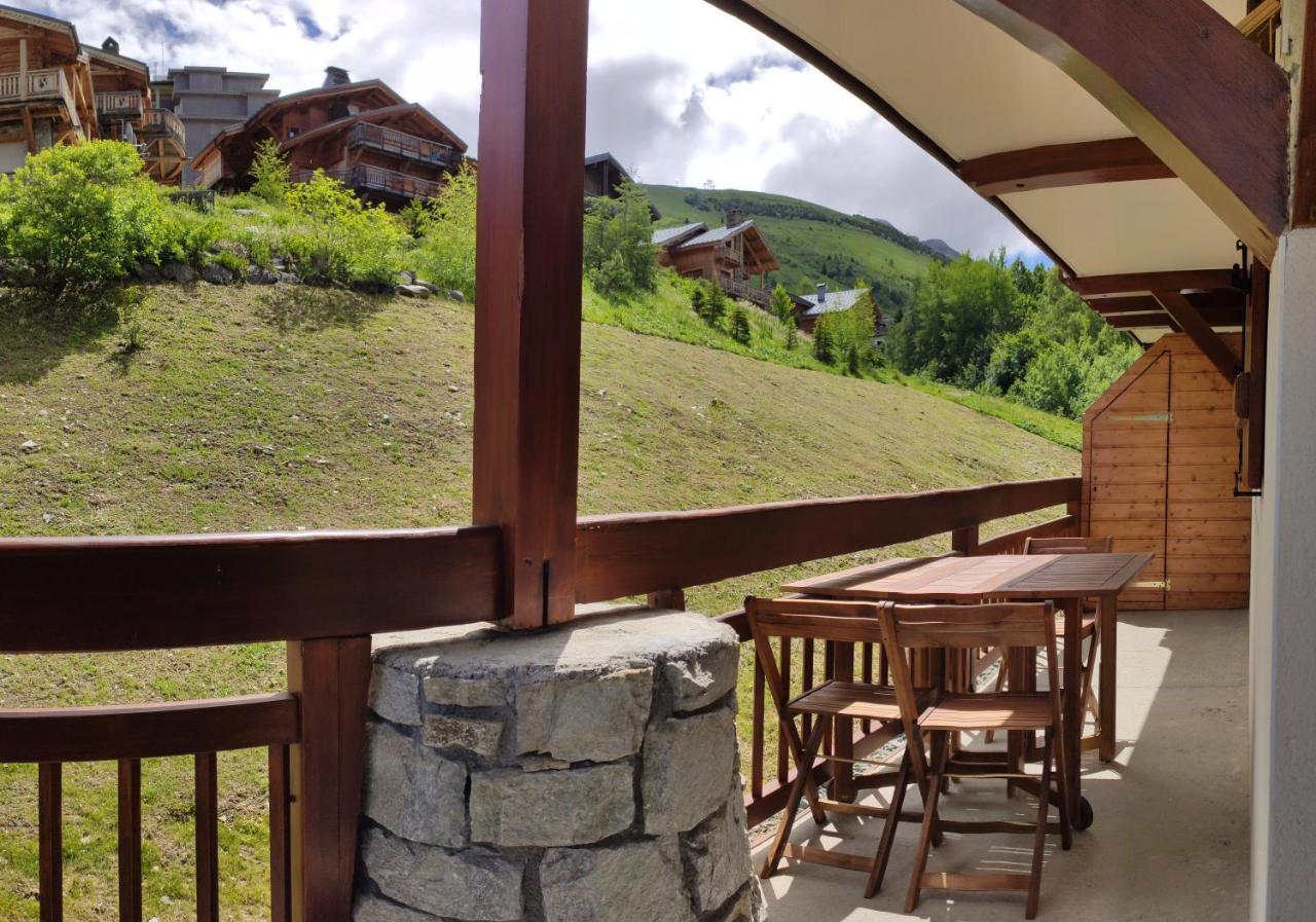 T2 Meublé Tourisme 3 étoiles TOUT CONFORT linge de lit-serviettes-ménage-parking privé avec superbe vue et au pied des pistes Les Deux Alpes Exterior foto